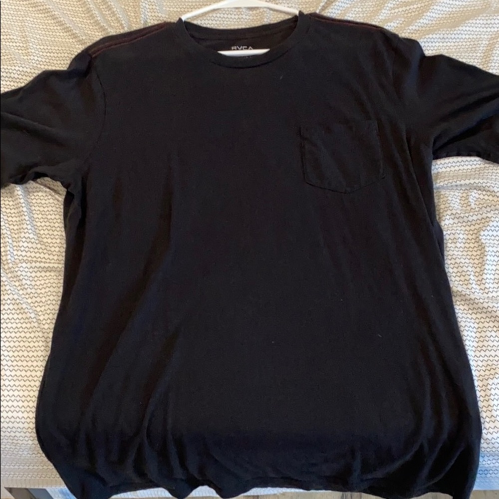 Rvca left pocket tee